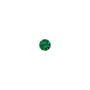 14g 5mm Emerald Ferido Externally Threaded Ball