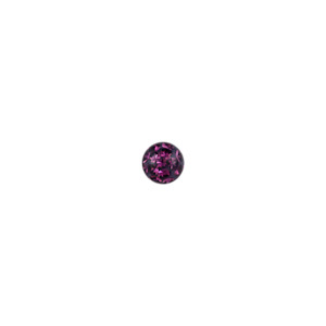 14g 5mm Amethyst Ferido Externally Threaded Ball