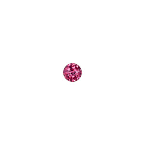 Acrylic: 14g 5mm Rose Ferido Externally Threaded Ball