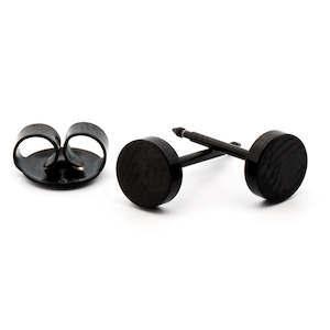 Black Stud Earrings