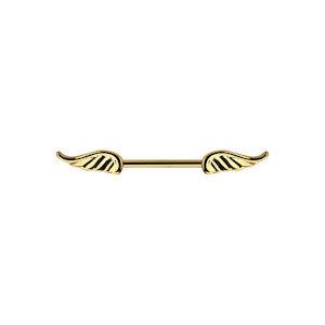 Gold Wing Nipple Bar
