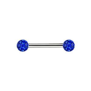 Barbell: Sapphire Ferido Titanium Bar