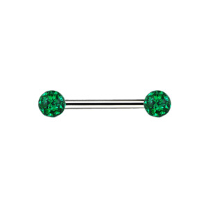 Barbell: Emerald Ferido Titanium Bar