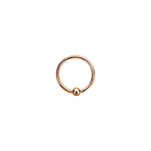 16g Rose Gold Surgical Steel BCR