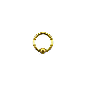 16g Gold Surgical Steel BCR