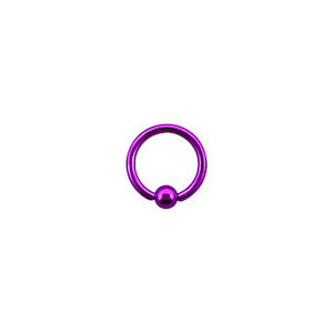 Ball Closure Rings Bcr: 16g Purple Surgical Steel BCR
