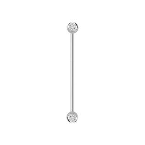 Cubic Zirconia Surgical Steel Industrial Bar