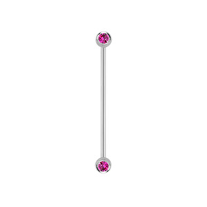 Fuchsia Surgical Steel Industrial Bar