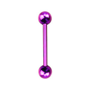Purple Surgical Steel Barbell