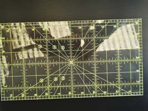 Qulers: Cutting Ruler - 12" x 6.5"