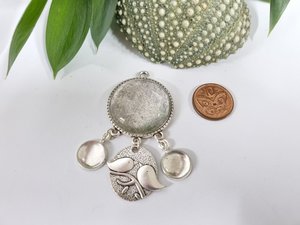 Photo Charm XL Silver Multi Charm with Birds - Keepsake Bouquets