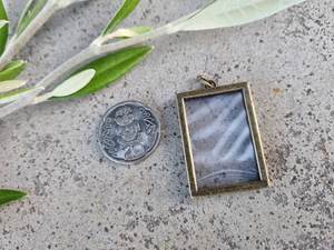 Products: DIY Photo Charm Brass Large - Keepsake Bouquets
