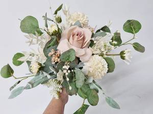 WEDDING READY SILK/DRIED Rustic Blush - Keepsake Bouquets