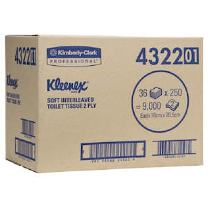 Products: KC4322 - Kleenex Toilet Tissue - Soft 2ply
