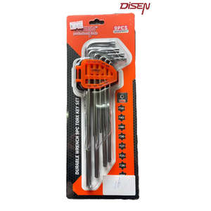 Parts: 9PCS EXTRA LONG TORX KEY SET