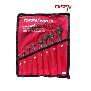 Parts: 8 PCS COMBINATION SPANNER BAG SET 6-22MM