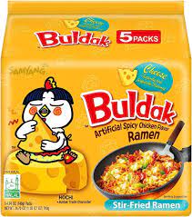Samyang Ramen: Samyang Buldak Cheese Ramen 140g x 5pk