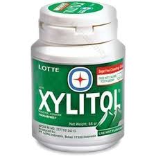 Products: Lotte Xylitol Gum Lime Mint 58g