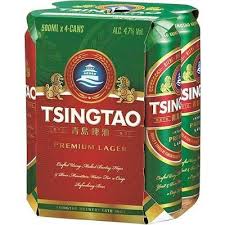 Tsingtao Premium Lager Beer 500ml x 4pk