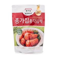 Fresh Kimchi: Jongga Whole Radish Kimchi 500g x 2pk (1kg)