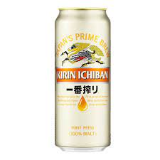 Beer Wine: Kirin 5% Ichiban Beer Can 500ml