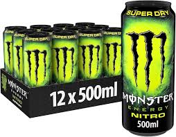 Wholesale: Monster Nitro Super Dry 500ml x 12pk (1box)
