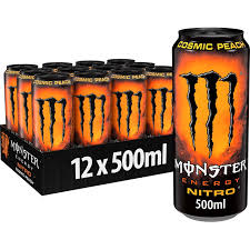 Wholesale: Monster Nitro Cosmic Peach 500ml x 12pk (1box)