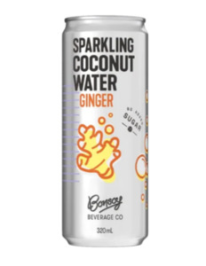 Bonsoy Sparkling Coconut Water Ginger 320ml x 12pk (1box)