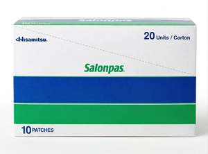 Salonpas Medicated Patch 10pk x 20units (1box)