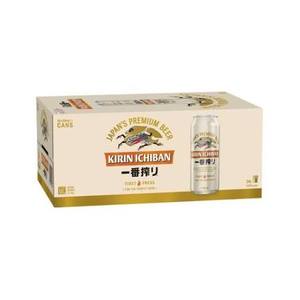 Beer Wine: Kirin 5% Ichiban Beer Can 500ml x 24pk (1box)