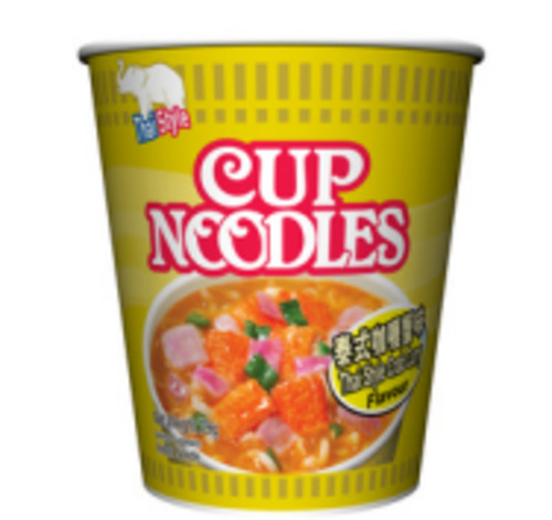 Nissin Thai Crab Curry Noodles Cup 75g
