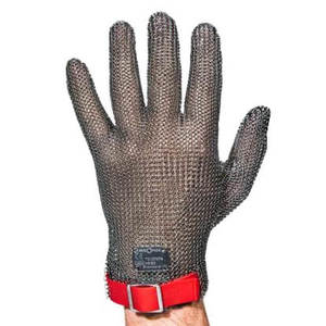 Products: Chain Mesh Hand Glove, Euroflex, Red M (sold as 1 glove not pair) - Kentmaster New Zealand