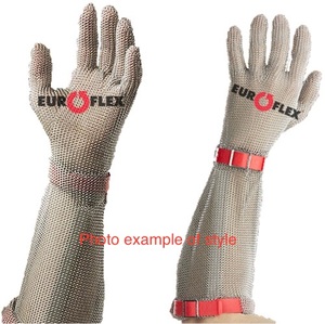 Chain Mesh Glove, 19cm cuff, Euroflex, White S (sold as 1 glove not pair) - Kent&hellip;