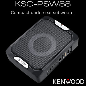 Kenwood KSC-PSW88 active subwoofer - Kenwood Car Audio Rapid Radio New Zealand