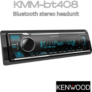 Kenwood KMM-bt408 Bluetooth car stereo - Kenwood Car Audio Rapid Radio New Zealand