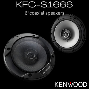 Products: Kenwood KFC-S1666 6 inch coaxial speakers - Kenwood Car Audio Rapid Radio New Zealand