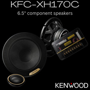 Kenwood KFC-XH170C component speakers - Kenwood Car Audio Rapid Radio New Zealand