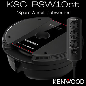 Products: Kenwood KSC-PSW10ST spare wheel subwoofer - Kenwood Car Audio Rapid Radio New Zealand