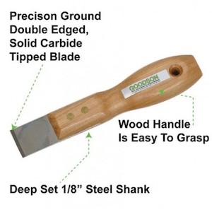 Workshop Supplies: 1-1/4" Super Scraper Carbide Gasket Scraper
