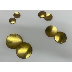 Frost Plugs And Sump Plugs: 1-13/16" Brass Lens Frost Plug
