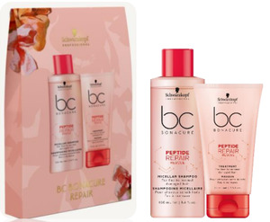 Schwarzkopf BC Bonacure repair shampoo and mask small gift pack Kess Express Otahuhu