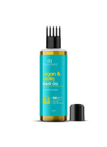 Botanic Hearth Argan & Biotin Hair Oil with Rice Water – 150ml