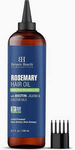 Botanic Hearth Rosemary Hair Oil with Biotin, Jojoba & Castor Oils – 198ml