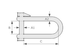Key Shackle (With Locking Pin)