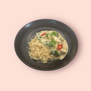 Ready To Eat Meals: Green Thai Tofu Curry-(Keto)