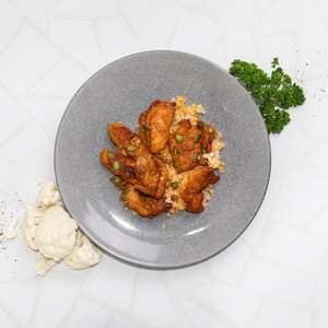 Ready To Eat Meals: Paprika Chicken with Cauliflower Rice-(Keto)