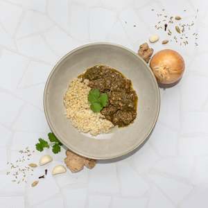 Ready To Eat Meals: Lamb Saag with Cauli Rice-(Keto)