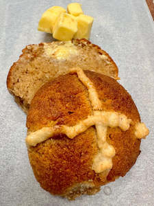 Subscriptions: KETO CHEF Hot Cross Buns  ( Pack of 4 Buns )