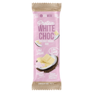 Products: Vitawerx White Chocolate Coconut Rough Bar 35g – KetoEasy