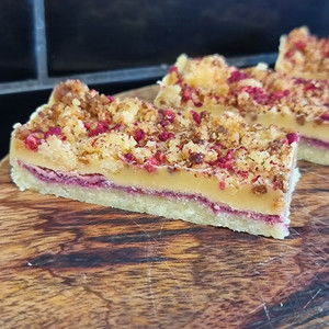 Raspberry Caramel Crumble - 5 Piece Pack - 3.2g Carbs Keto Kink